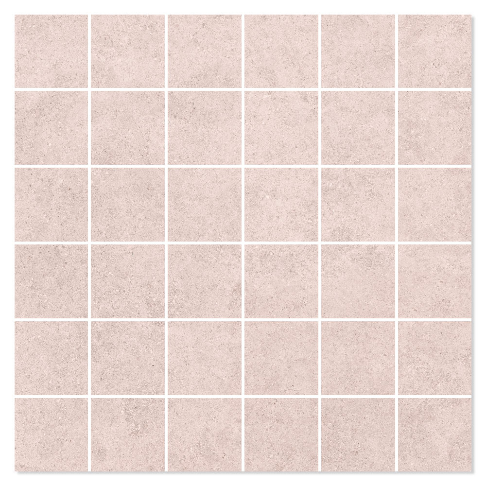 Mosaik Klinker Casemolino Beige Matt 30x30 (5x5) cm